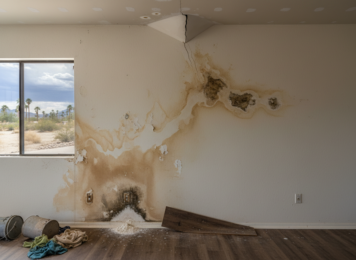 Signs Of Hidden Water Damage After Monsoon Rains In Thousand Palms