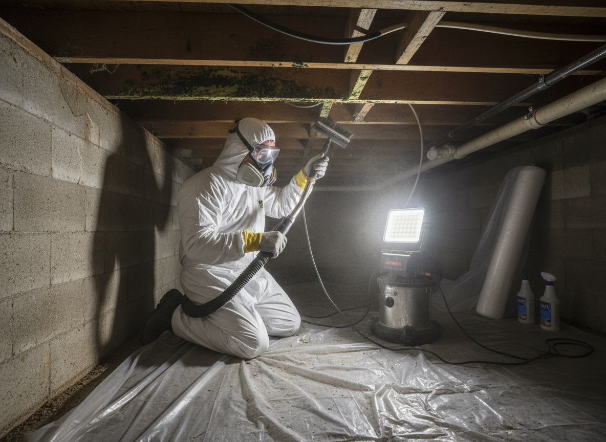 Crawl Space Mold Removal in Thousand Palms, CA