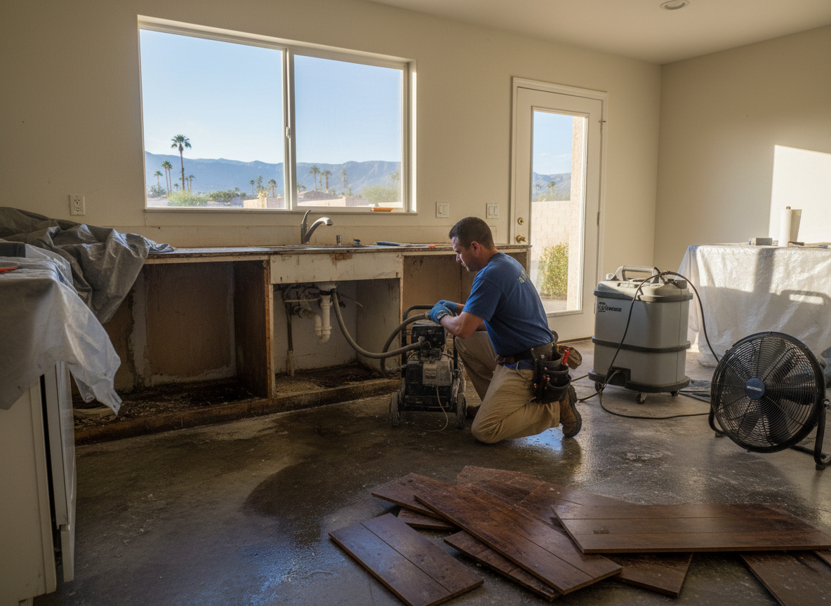 Kitchen Water Damage Repair in Thousand Palms, CA